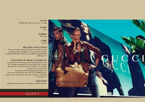 gucci advertisement analysis